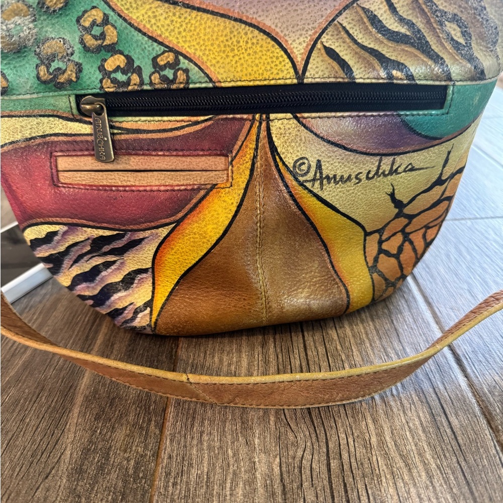 Anuschka Artistic Multicolor Shoulder Bag - Picture 16 of 16